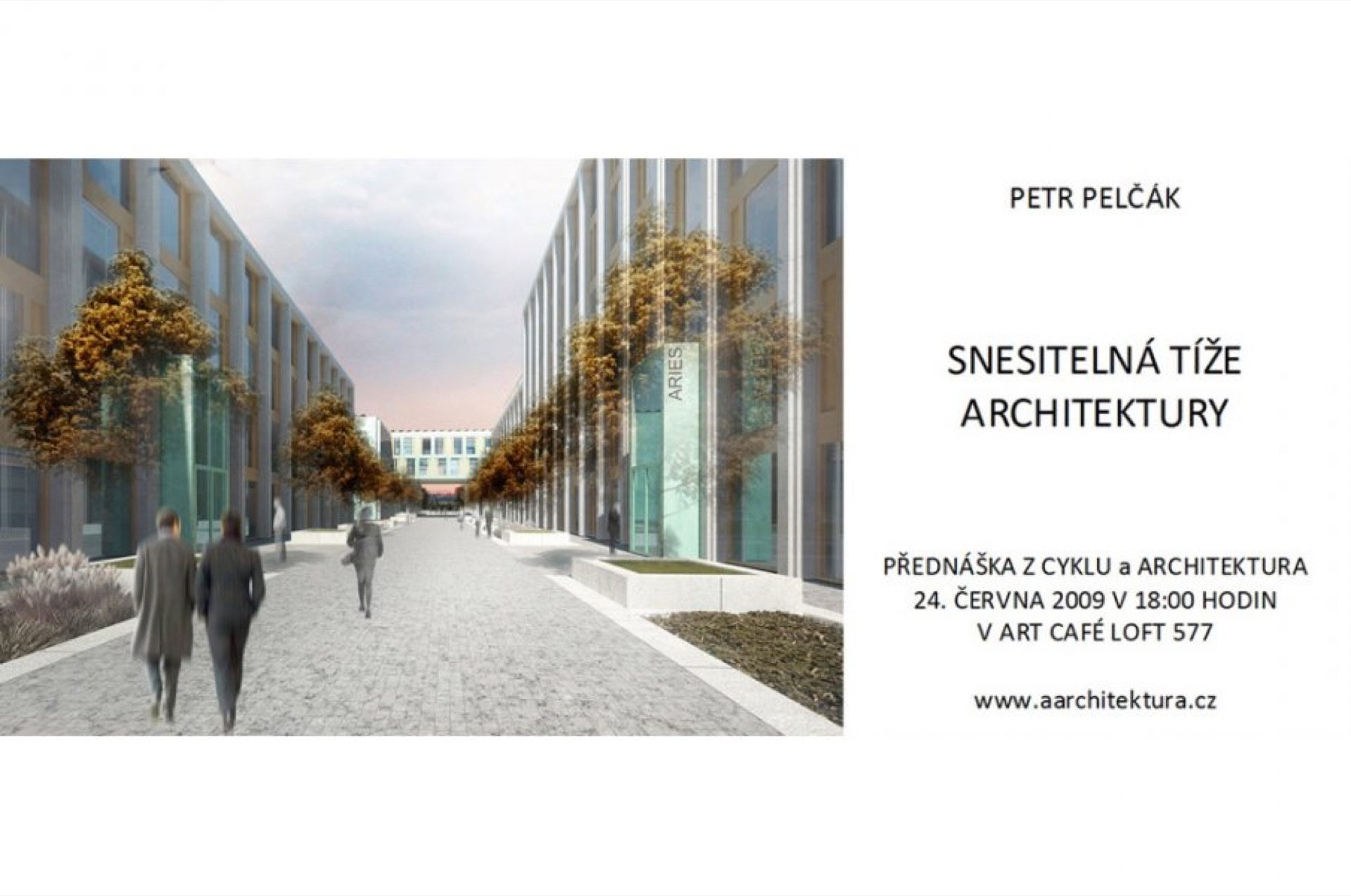 Pozvánka na přednášku ´Snesitelná tíže architektury´ ve Zlíně