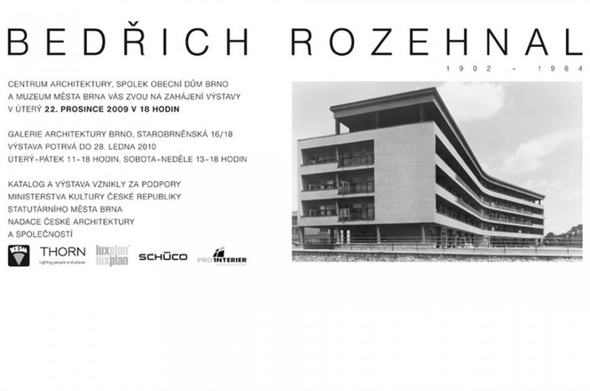 Další z bílých monografií, tentokrát Bedřich Rozehnal
