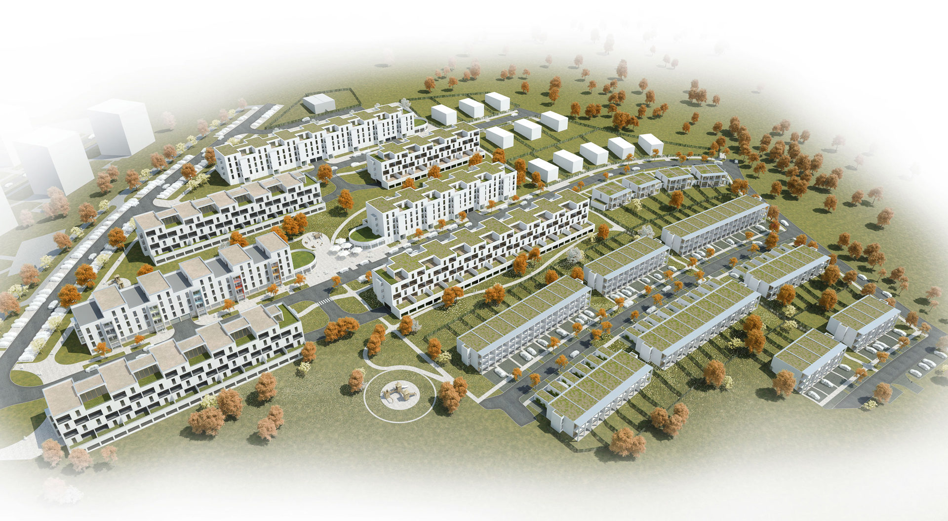 Housing Units Panorama, Brno, city planning