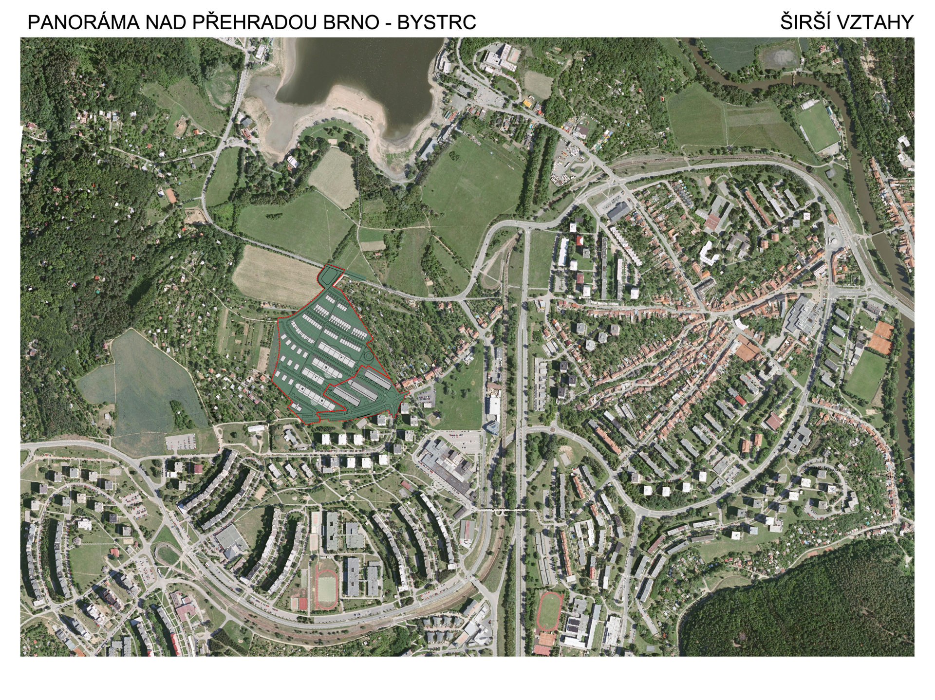 Housing Units Panorama, Brno, city planning