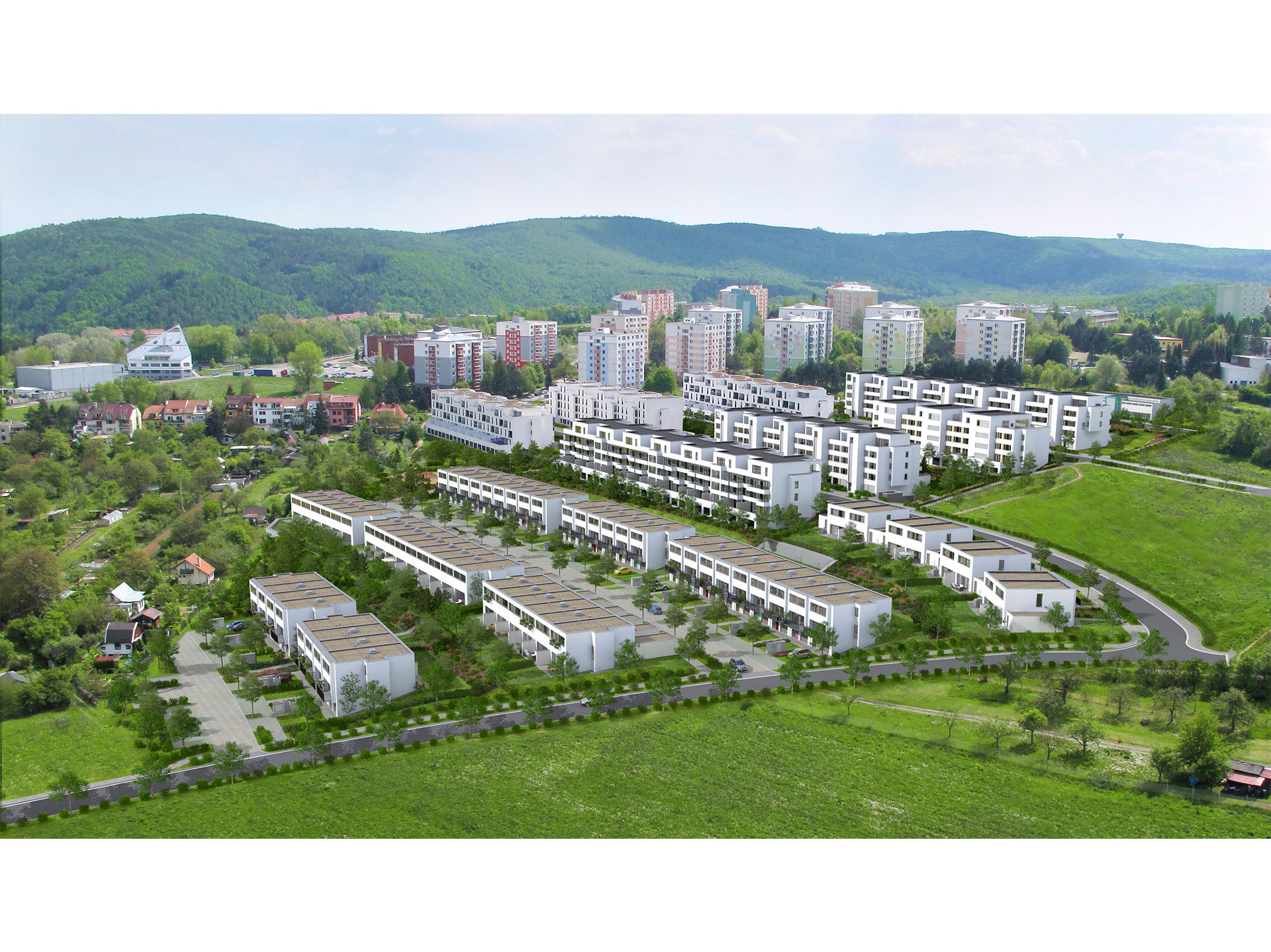 Housing Units Panorama, Brno, city planning