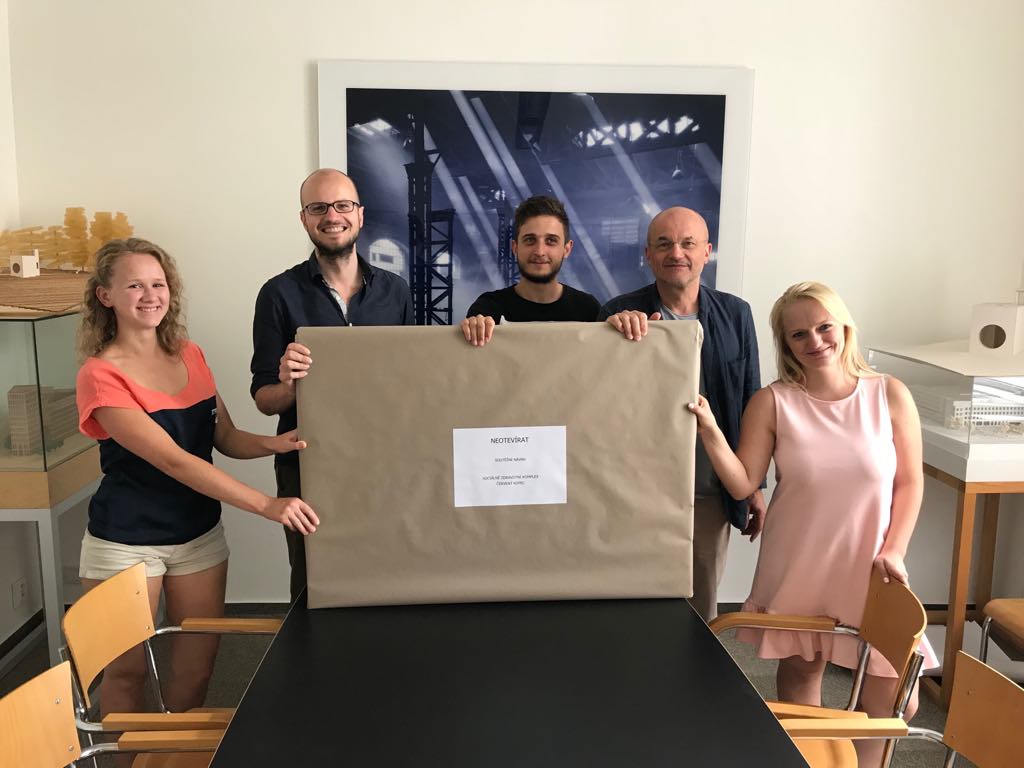2. cena – architektonická soutěž Sociálně zdravotní komplex Červený kopec, Brno