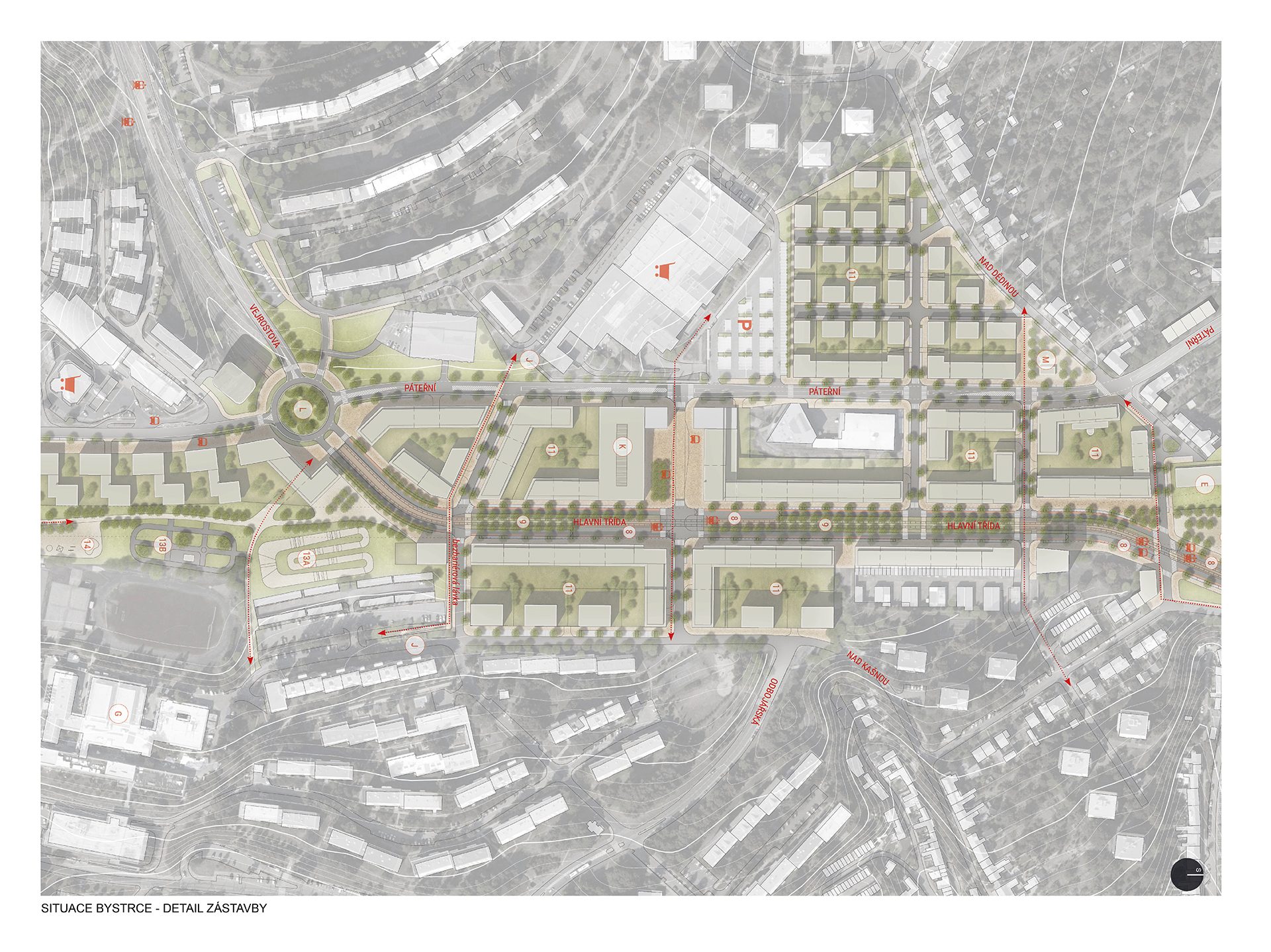 Urbanisticko – dopravní studie koridoru X43 a jeho okolí, Brno