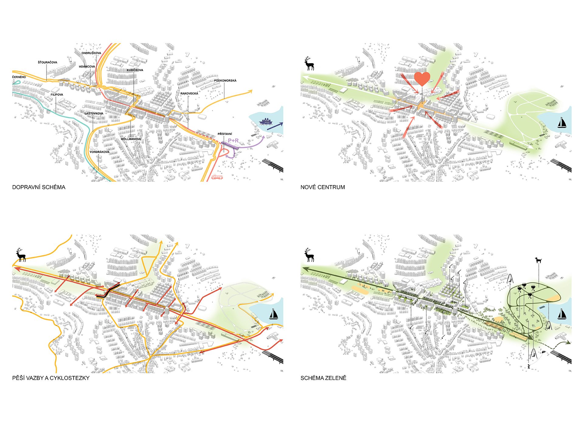 Urbanisticko – dopravní studie koridoru X43 a jeho okolí, Brno