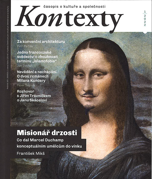 Článek Petra Pelčáka „Za konvenční architekturu“ v časopise Kontexty