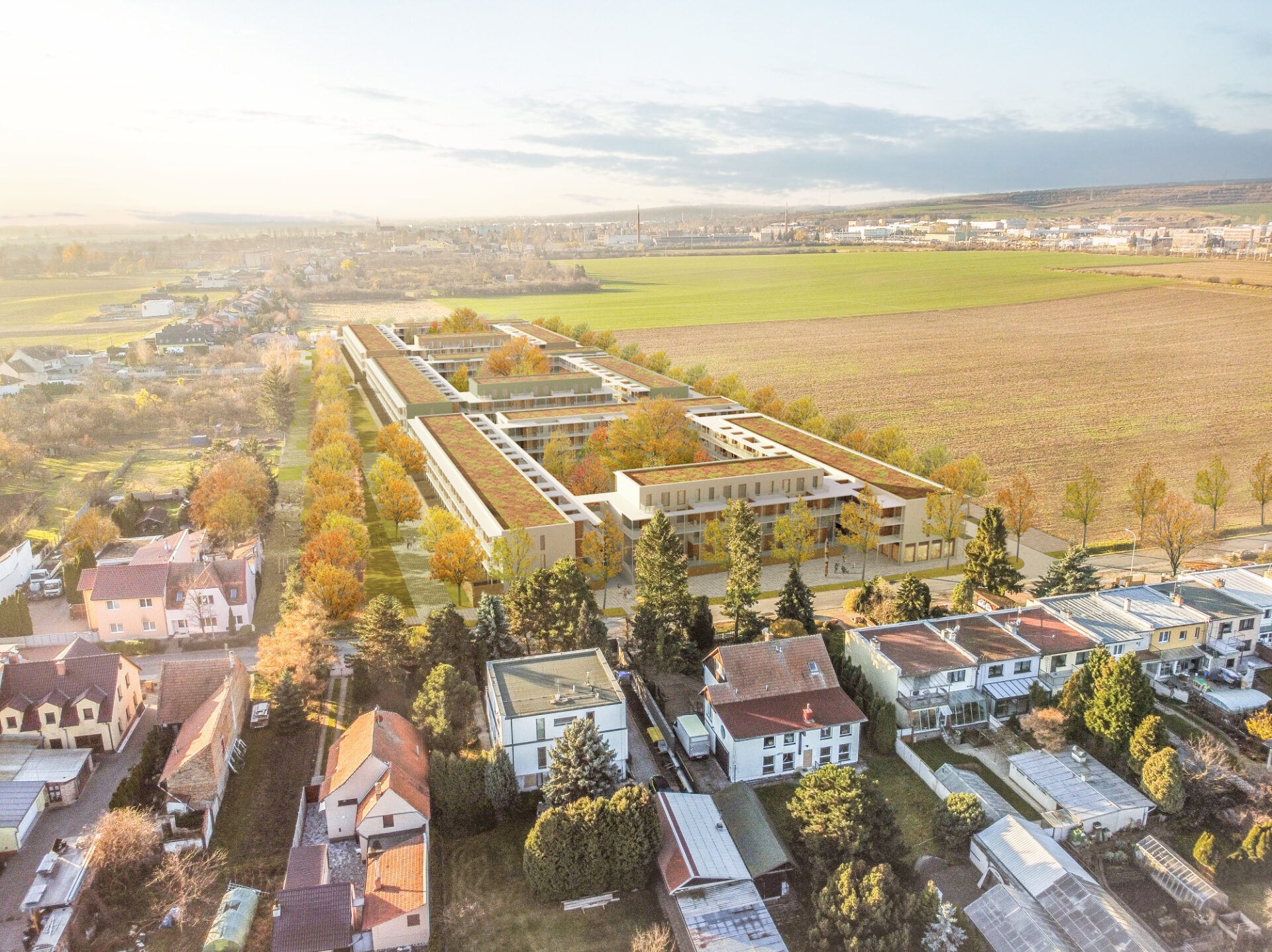 Družstevní bytové domy, Brno – Přízřenice