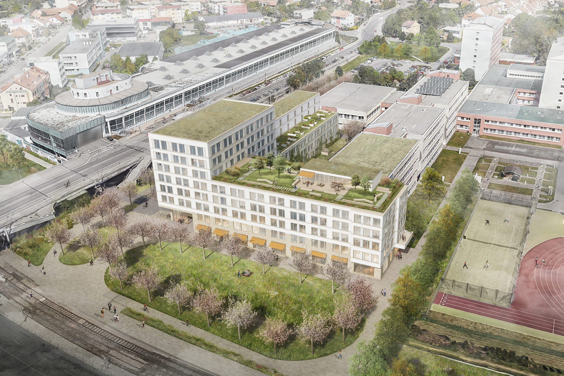 Gaudeamus Halls of Residence, Brno – Komín