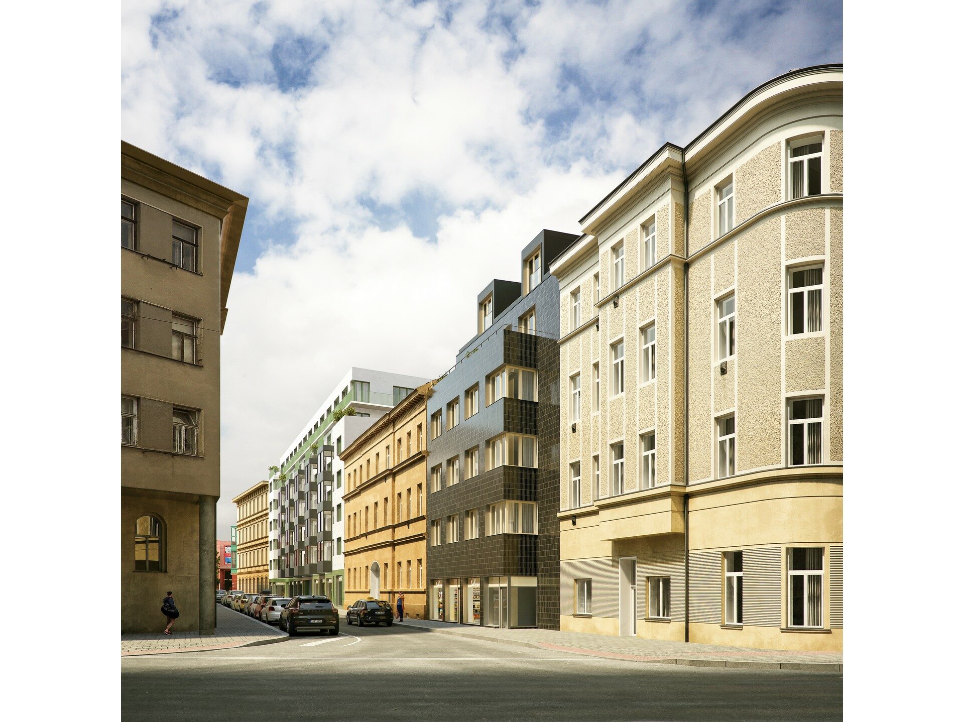 Družstevní bytové domy Rumiště, Brno