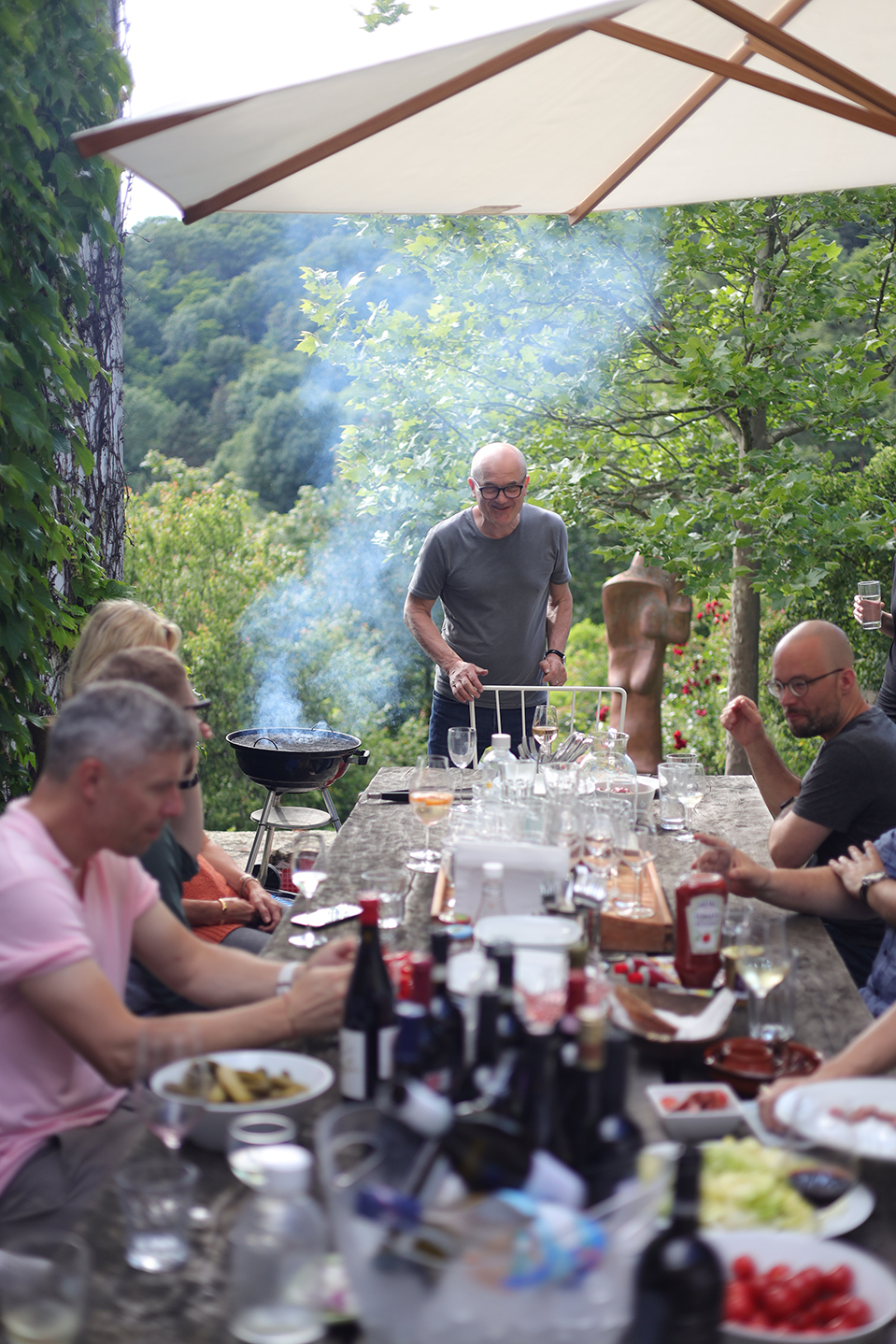 Exkurze na naše stavby ve stavbě a oslava narozenin