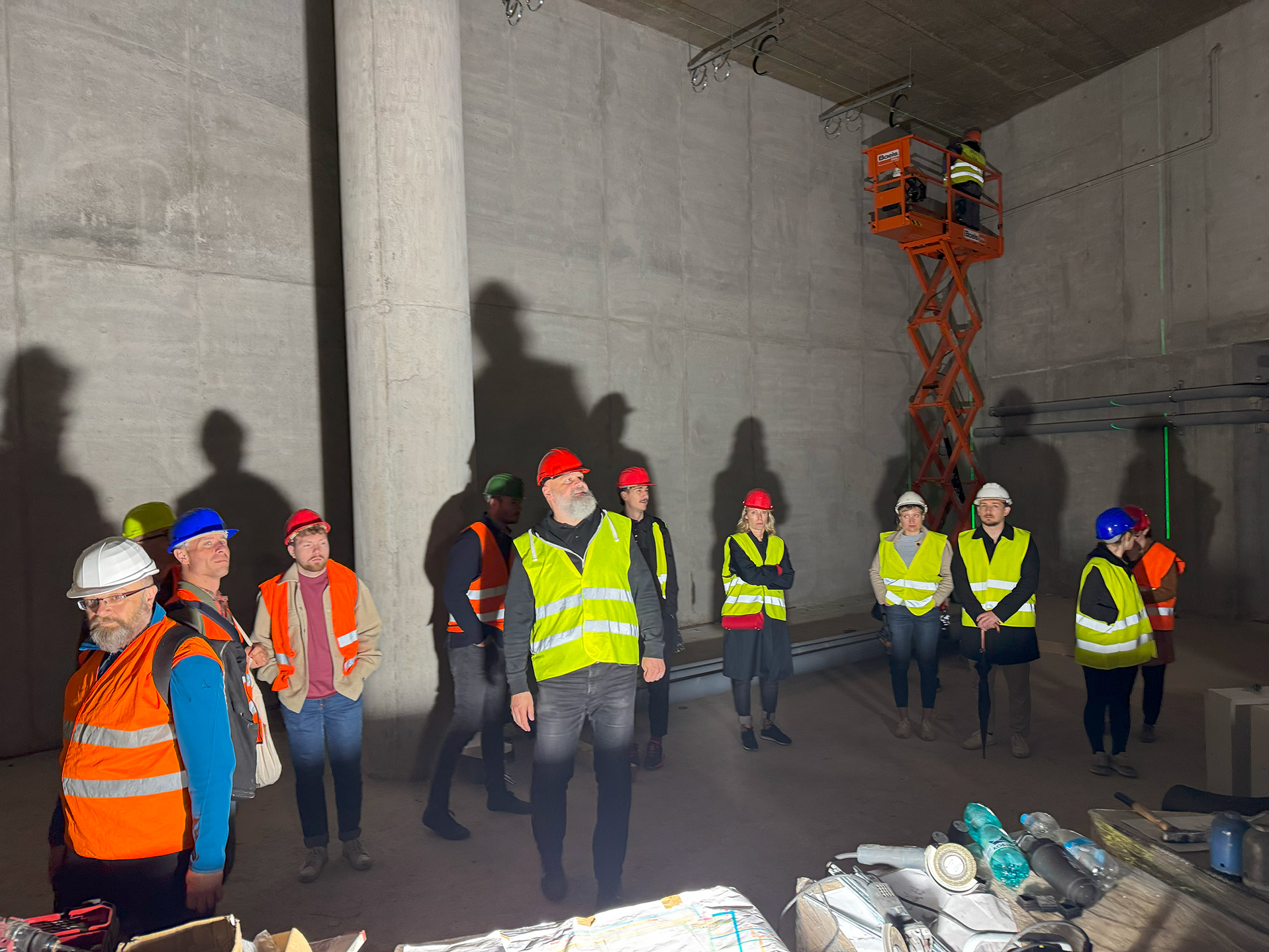 Exkurze hrubá stavba BioPharma Hub