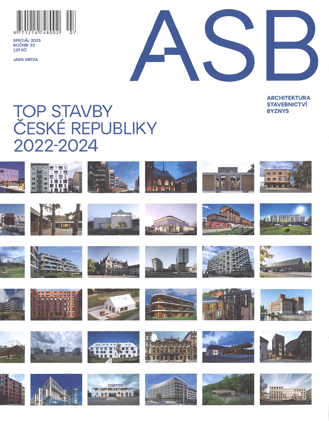 Mlýn Hrušky v časopise ASB, TOP STAVBY ČR 2022-2024