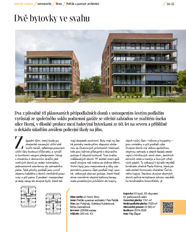 Naše stavby v časopise Stavba – Best of 2025