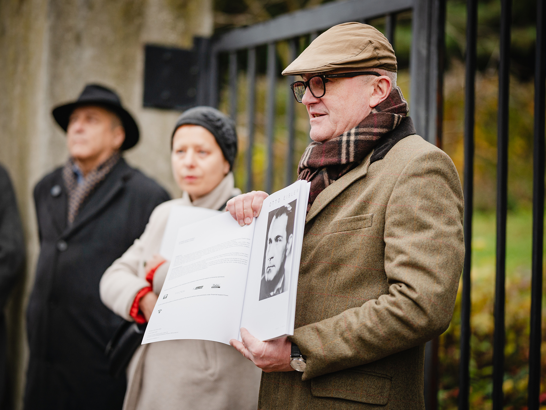 Položení Kamenů zmizelých za bratry Eislerovy